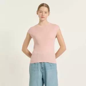 [BCBG] G 립 슬리브리스 니트 TOP B5F7G490
