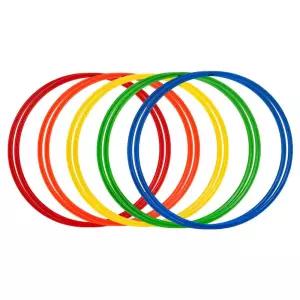 스타 뉴 액션 후프 세트 40cm (10p)/선수/스포츠/컬러/운동/체육/다이어트/실내/허리/상급자/돌리는/놀이