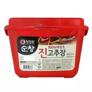 청정원 100%태양초 순창 진고추장 5kg x 1개
