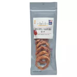 친절한 진짜칠면조 힘줄 링 7P 터키츄 저알러지
