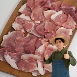 천유작 당일작업 돼지고기 뒷다리살 냉장 한돈 500g