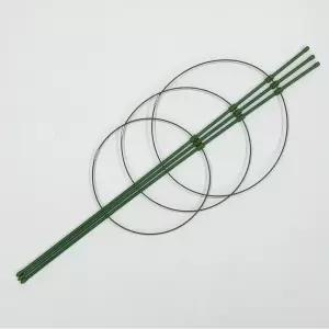 원형 화분 식물 지지대 75cm/꽃지주대/과수/작물/타이/꽃나무/나뭇가지/덩쿨식물/줄기고정/지줏대/농사용