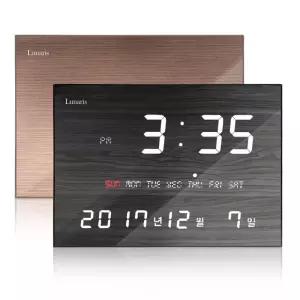 국산 루나리스 FM수신 디지털 LED 인테리어 벽시계 관공서 학교 강당 매장 개업 이전 입주 집들이 벽걸이 시계 선물