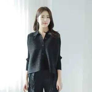 플라라 88까지)와이드7부베이직플리츠자켓