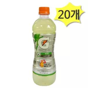게토레이 레몬 600ml x 20개 스포츠음료 이온음료