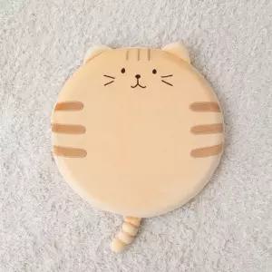 귀여운 고양이 캐릭터 메모리폼 방석 치즈 (40x40)/고양이/방석/캐릭터/인테리어/선물용/쿠션/데스크/소품
