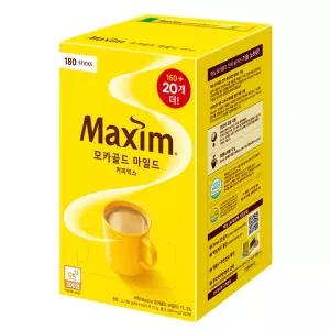 [오피스디포]맥심 모카골드 커피믹스 12gx160+20T 동서식품
