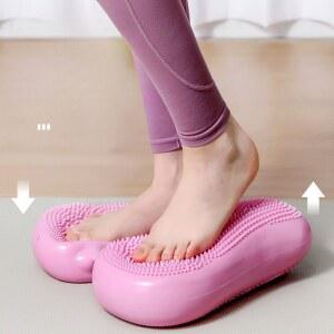 에어 고무 스텝퍼 홈트 발지압 젤리스텝 말랑 실리콘 조이 고 텝퍼 균형 무소음스텝퍼
