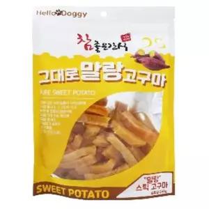 헬로도기 참좋은간식 그대로 말랑 스틱 고구마 250g