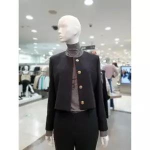 일부수량 시슬리 라운드넥 크롭 재킷 SAJKA7341 2748488