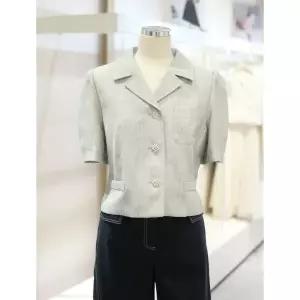 일부수량 JJ지고트 자수 포켓 칼라 크롭 재킷 GR5A0JK_531 2752980