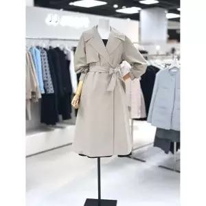일부수량 JJ지고트 백 스트링 빅카라 A라인 벨티드 트렌치 코트 GS3M0TC901 2753990