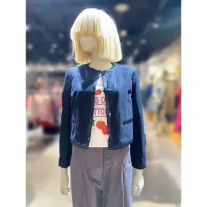 일부수량 [베네통] 라운드넥 크롭 재킷 (2LPSDN05A) 2754399