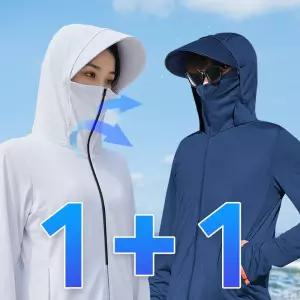 여름 1+1 쿨링 바람막이 경량 등산 자켓 조깅 잠바 여성 쿨 등산복 자켓 바람막이 비치웨어 경량