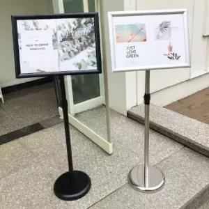 메뉴판거치대 A3 배너 메뉴판 안내판 스탠드 거치대 스팬드메뉴판거치대 입간판 POP거치대