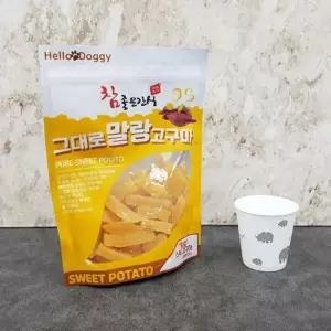 애견사료 말랑고구마 간식 강아지 스틱 넙적 참좋은간식 애견 250g