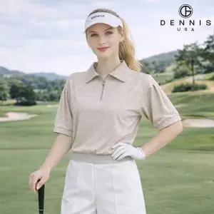 [데니스골프][DENNIS] 26SS신상 여성 빅카라 모노 반팔 카라티_NARMLTS078