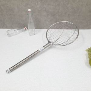 조리뜰채 튀김틀채 스텐 파이프뜰채 2c 300mm