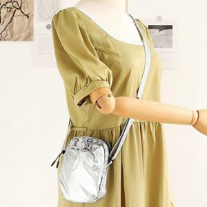 여성 미니 데일리 여행 가벼운 크로스 백 가방 실버 미니백 스마트폰 핸드폰 실버백 지갑