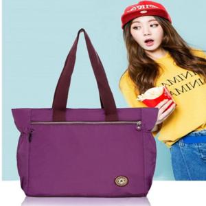 보조 시장 지퍼 패브릭 엄마 여자 쇼퍼백 숄더백 가방 나들이 여성 나일론
