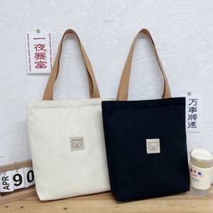 데일리 사계절 지퍼형 숄더백 에코백 캔버스토트백 가방 캔버스 토트백