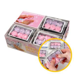2000 반짝반짝 파스텔 말랑 키링 15개입 1박스 - 워터볼키링 에어팟 파우치 가방 학원 마켓데이