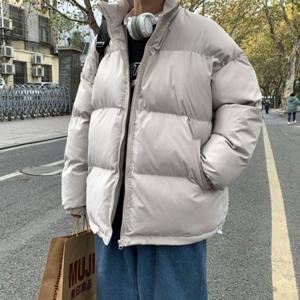 남성 베이직 기본 디자인 두툼한 데일리 패딩 점퍼 밀리터리 바람막이 자켓 블항공 후드