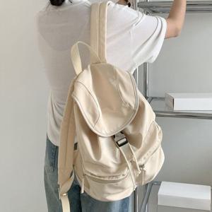 무지백팩 아이보리 데일리 가벼운여성백팩 직장인여성백팩 여성백팩
