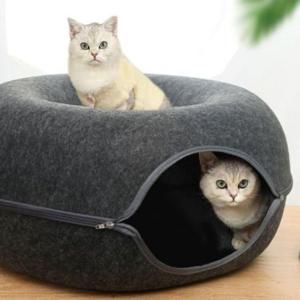 고양이 터널 하우스 숨숨집 원형 구조 쉼 공간 고양이집 이터널쉼집 고양이은 신집 지퍼