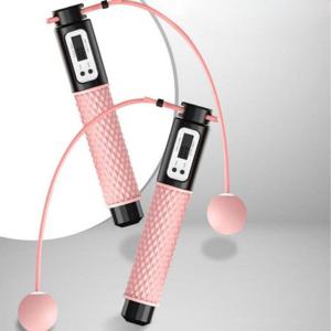 다이어트 스마트 줄넘기 2in1 무선 줄넘기 중량추 실리콘 디지털 홈트