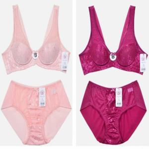 망사 은은B컵 브라팬티세트 와이어브라팬티세트 중년여자속옷 50대여성속옷