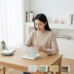 앨범 스타일 CD 케이스 음반 보관함 수납 박스 정리 수납함 120개입