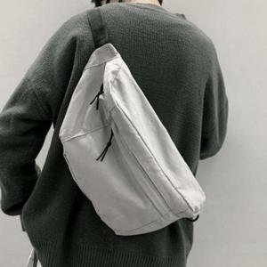 여성 다용도 면 반달 커플 크로스백 여행 힙색 힙한