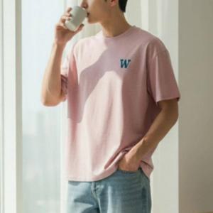 커플 반팔티 반팔티셔츠 앞뒤 빅사이즈 오버핏 남녀공용 프린팅