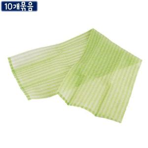 녹차 샤워타월-10p 목욕 거품 타올