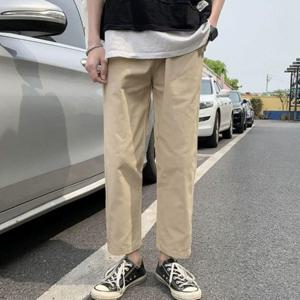 남자 롤업 스타일 데일리 패션 깔끔 캐주얼 미니멀 바지 패딩 방풍 남성 솜바지 방한