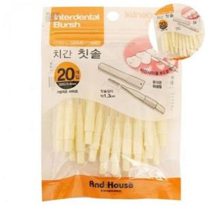 I형치간칫솔 20P 치간칫솔 I형 치석제거기