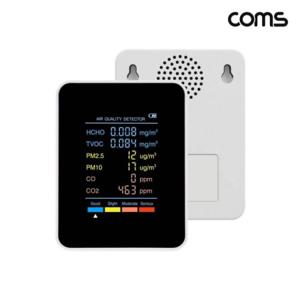 CO 실내 공기질 HCHO CO2 PM2.5 PM10 TVOC HD238 측정기 미세먼지 Coms
