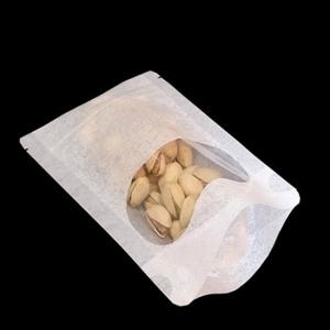 고급형 한지 투명창 지퍼스탠드 25X33cm 밑12cm 50매