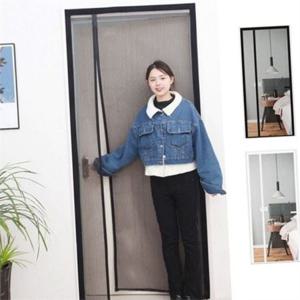 현관문 방충망 자석 현관문 방충망 커튼형 자석식 자석 붙이는 접착 간편 여름 닫힘 자동