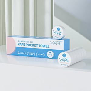 VAPE 일회용 코인타월 휴대용타월 압축 포켓타올 여행용 스포츠타올