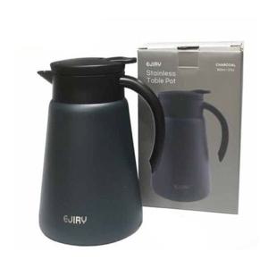 에지리 물병 테이블팟 보온 보냉 워터저그 차콜 800ml