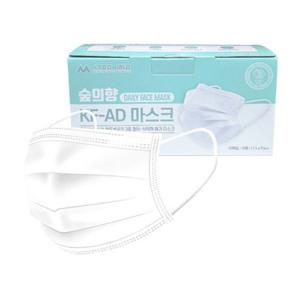KFAD 숲의향 비말차단마스크 대형 화이트 300매