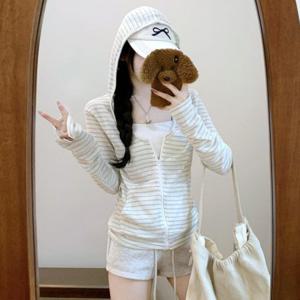 데미츠 아이스 쿨 단가라 여름 후드 집업