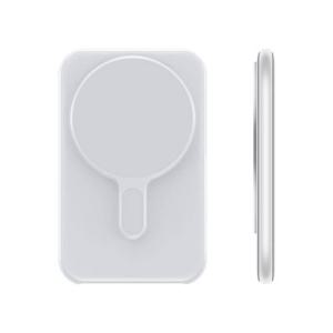맥세이프 초슬림 보조배터리 5000mAh White 고속충전 무선충전 UB084