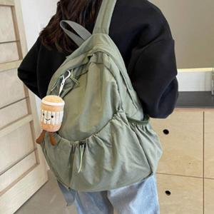 데일리 캐주얼 백팩 경량 출근용 학생 대학생 천 가방 직장인 배낭