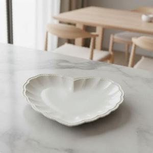 티니블랑 미뉴에트 빈티지 도자기 하트 플레이트 21.5cm 접시
