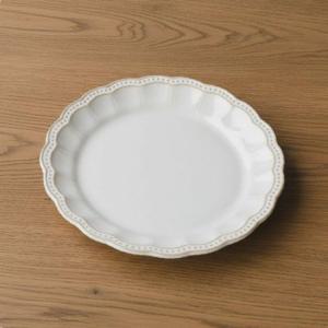 빈티지 도자기 식기 원형 플레이트 19.5cm 티니블랑 미뉴에트