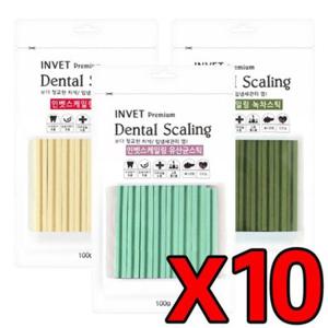 (특가할인10개묶음)인벳 덴탈 스케일링 스틱 100g(별)