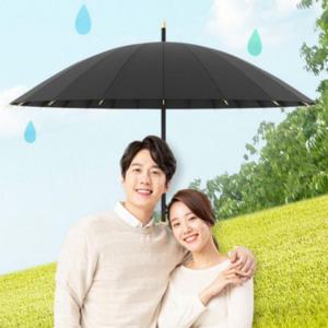 살많은우산 24살 24살대 킹스맨 장우산 태풍대비 골프 의전용 수동 우산